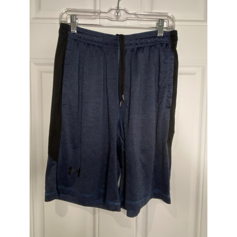 Under Armour Loose Shorts Men's Size Medium Blue Drawstring Pockets